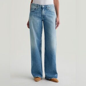 AG Jeans Adria Low-Rise Wide Leg Denim Size 31 SGM1E99HB17YDVG
